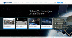 Desktop Screenshot of eutelsat.de